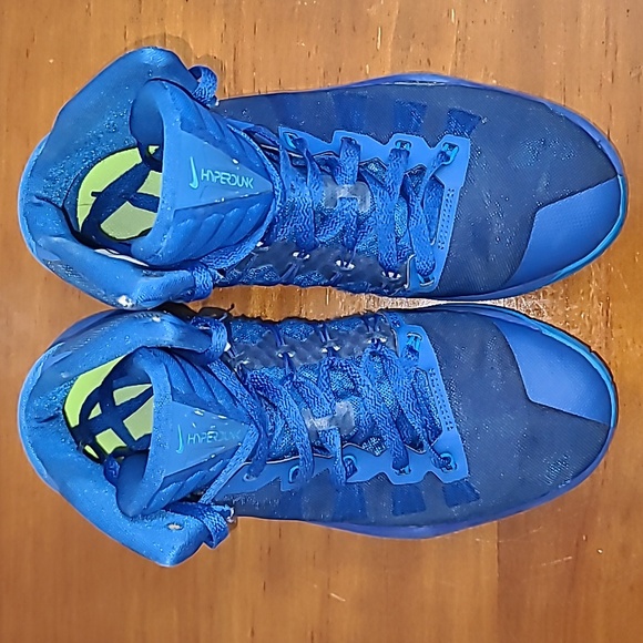 Nike Zoom Hyperdunk 2016 Game Royal Boys Sneakers 845120-440 Size 7Y GS - Picture 9 of 16
